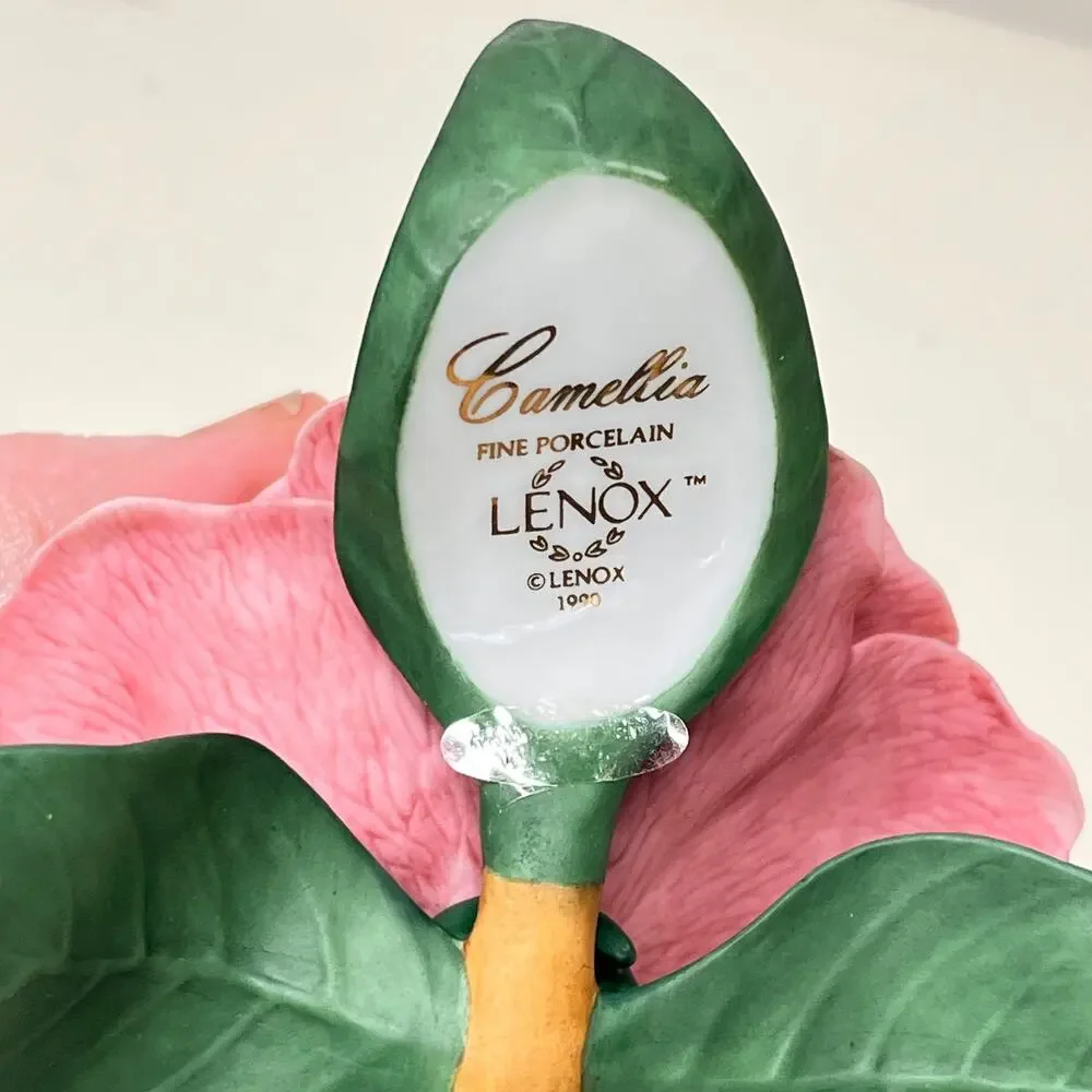 Lenox Camellia Porcelain Figurine Garden Flowers Collection